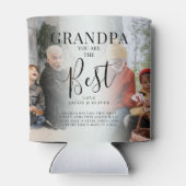 'GRANDPA' ben je de beste foto-Keepomwille Blikjeskoeler (Achterkant)