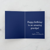 Grandpa Birthday Safari Theme Feestdagen Kaart (Binnen)