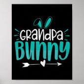 Grandpa Bunny Premium Tri-blend  Poster (Voorkant)