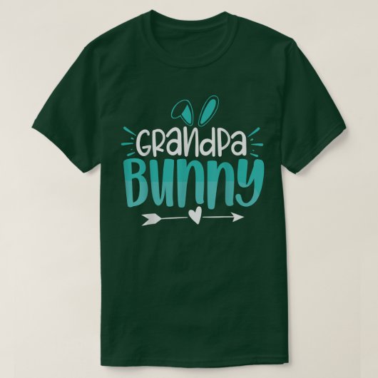 Grandpa BunnyEaster 592 T-shirt (Design voorkant)