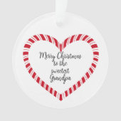Grandpa Christmas Tree Sweetest Ornament (voorkant)