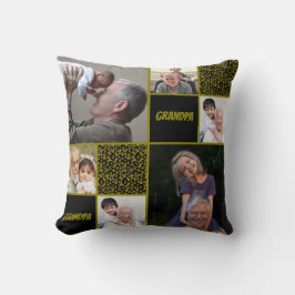  Grandpa Custom Photo Collage  Kussen