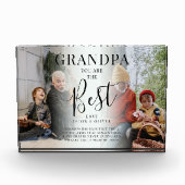 'GRANDPA', de beste foto's, naam/namen en offerte Fotoblokken (Voorkant)