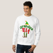 Grandpa Elf Holiday Matching Family Top (Voorkant volledig)