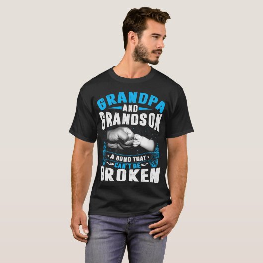 Grandpa en Grandson Matching T-shirt (Voorkant volledig)