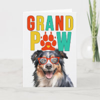 GrandPA Engelse herder GrandDOG Grootouders Dag