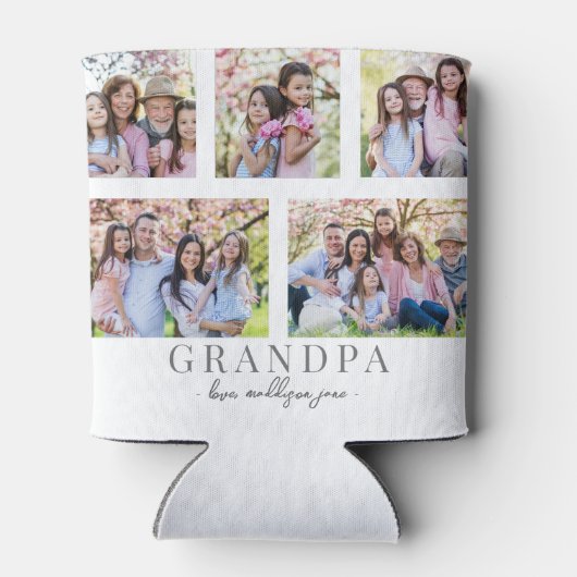 Grandpa Foto Blikjeskoeler (Achterkant)