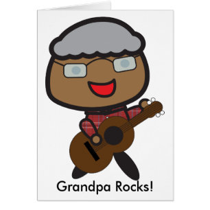 Grandpa Funny Guitar Black Persoonlijk