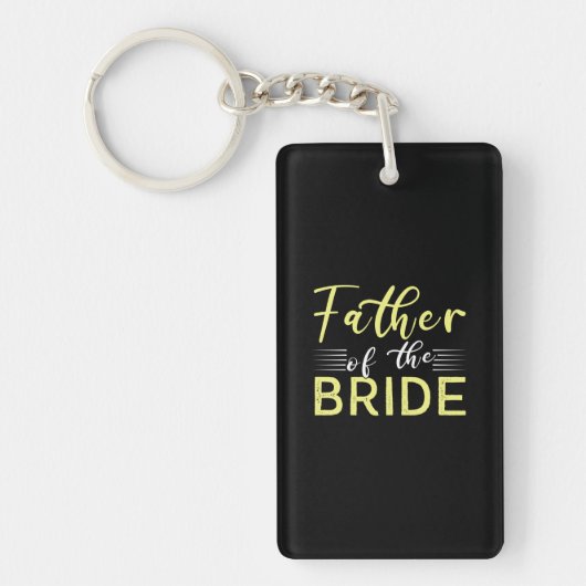 Grandpa Gift | Father Of The Bride Sleutelhanger (Voorkant)