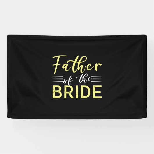 Grandpa Gift | Father Of The Bride Spandoek (Horizontaal)