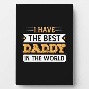 Grandpa Gift   Ik heb de beste vader ter wereld Fotoplaat