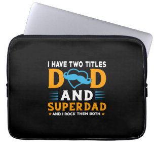 Grandpa Gift Pap en Super Pap Laptop Sleeve