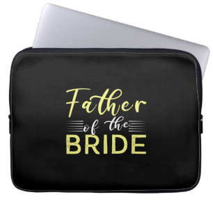 Grandpa Gift Vader van de Bride Laptop Sleeve