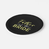 Grandpa Gift | Vader van de Bride Papieren Bordje (Gekanteld)