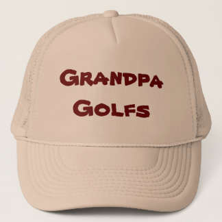 Grandpa Golfs Trucker Pet