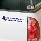 GRANDPA GOT HIER BUMPERSTICKER (Op Truck)