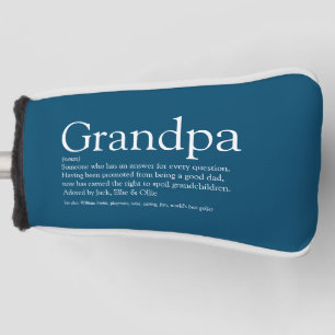 Grandpa Grandad Definition Modern Fun Quote Golfheadcover