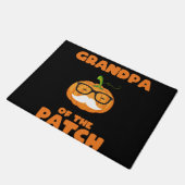 grandpa-halloween pumpkin patch deurmat (Schuin)
