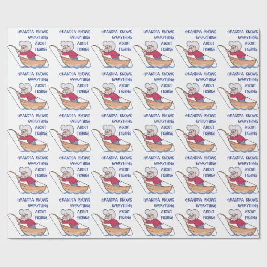 Grandpa Knows Cadeaupapier (Vlak)