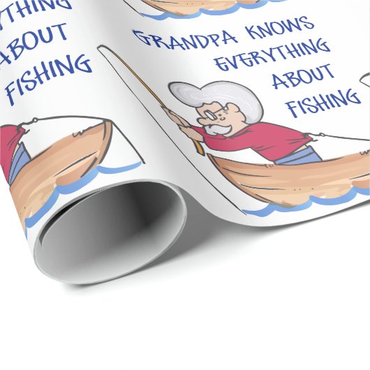 Grandpa Knows Cadeaupapier (Rol Hoek)