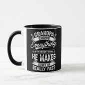Grandpa Knows Everything Funny Gift For Father's Mok (Links)