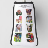 GRANDPA Letter Cutout Photo Collage Golfheadcover (Draai 90)