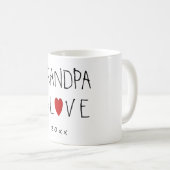 GRANDPA=LOVE (of om het even welke naam) de Mokken (Voorkant rechts)