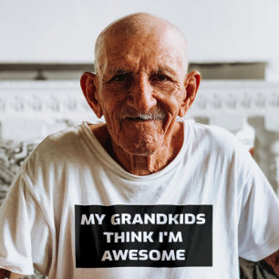 GRANDPA - MIJN GRANDKIDEN DENKEN DAT IK GEWELDIGE  T-SHIRT
