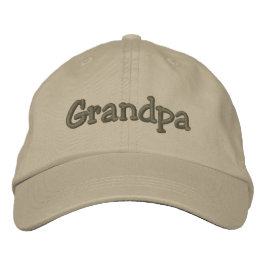 Grandpa Mocha Embroided Baseball Pet/Pet Pet