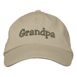 Grandpa Mocha Embroided Baseball Pet/Pet Pet