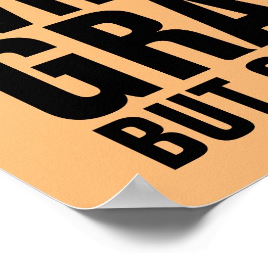 GRANDPA MOET GRANDMA-SIGNALEN SPANKEN POSTER (Hoek)