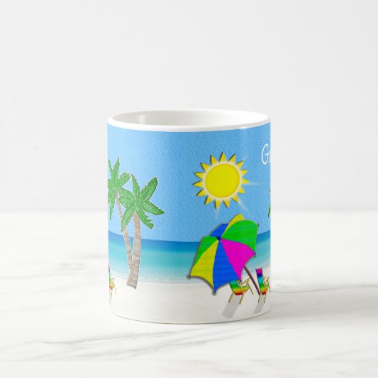 GRANDPA Mokken Beach Thlek Coffee Mugs (Center)