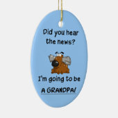 Grandpa News Keramisch Ornament (Rechts)