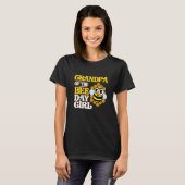 Grandpa Of Bee Day Girl Honey Beekeeper Beekeeping T-shirt (Voorkant volledig)