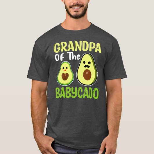 Grandpa of The Babycado Avocado Family Matching T-shirt (Voorkant)