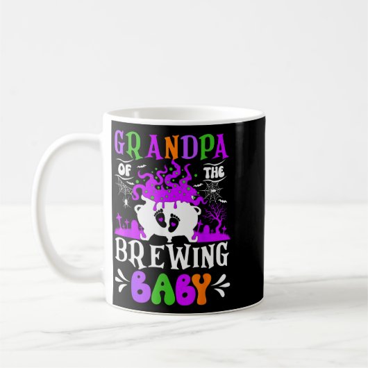 Grandpa Of The Brewing Baby Grandpa To Be Hallowee Koffiemok (Links)