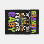 Grandpa Of The Brewing Baby Halloween Witch Baby F Fleece Deken (Voorkant (Horizontaal))