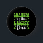 Grandpa Of The Lucky One First Birthday St Patrick Ronde Button 5,7 Cm<br><div class="desc">Grandpa Of The Lucky One First Birthday St Patrick's Day</div>