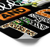 Grandpa Of The Wild And Three 3rd Birthday Boy Saf Poster (Hoek)