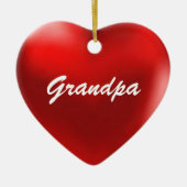 Grandpa Ornament Heart (Voorkant)