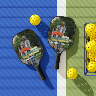 Grandpa Pickleball Legend Aangepaste foto Paddle