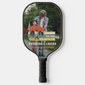 Grandpa Pickleball Legend | Aangepaste foto Pickleball Paddle (Voorkant)