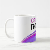 *~* GRANDPA Rocks Stones Lapidary Agaat Slab Koffiemok (Links)