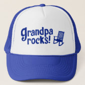 Grandpa Rocks Trucker Pet (Voorkant)