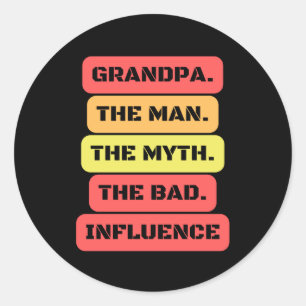 grandpa ronde sticker