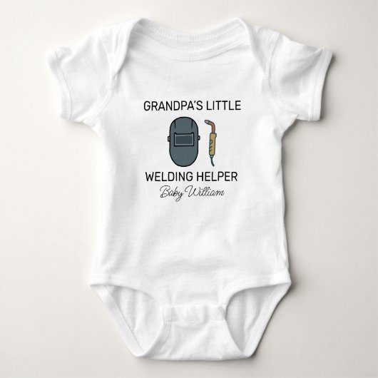Grandpa’s Little Welding Helper - Cute Welder Romper (Voorkant)