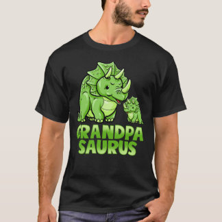Grandpa Saurus Funny Grandpasaurus Dinosaur T-shirt
