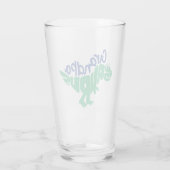 Grandpa Saurus Graphic Glas (Achterkant)