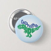 Grandpa Saurus Graphic Ronde Button 5,7 Cm (Voorkant /achterkant)