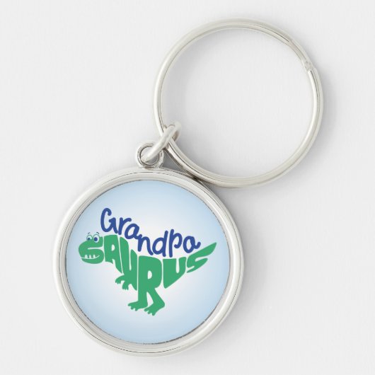 Grandpa Saurus Graphic Sleutelhanger (Voorkant)